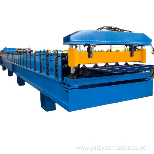 Trapezoid roof sheet roll forming machine